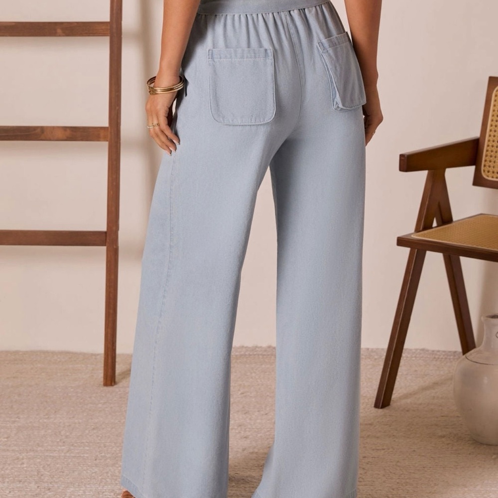 SORAYE WAIST TIE JEANS - Picture 2 of 5